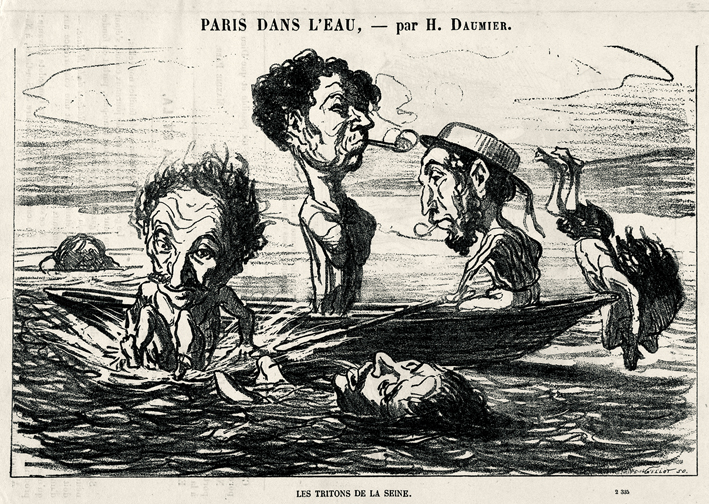 奥诺雷·杜米埃 Honore Daumier ——塞纳河